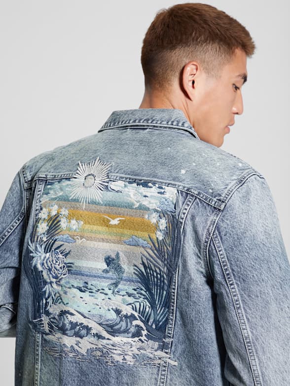 Guess best sale jeans coat