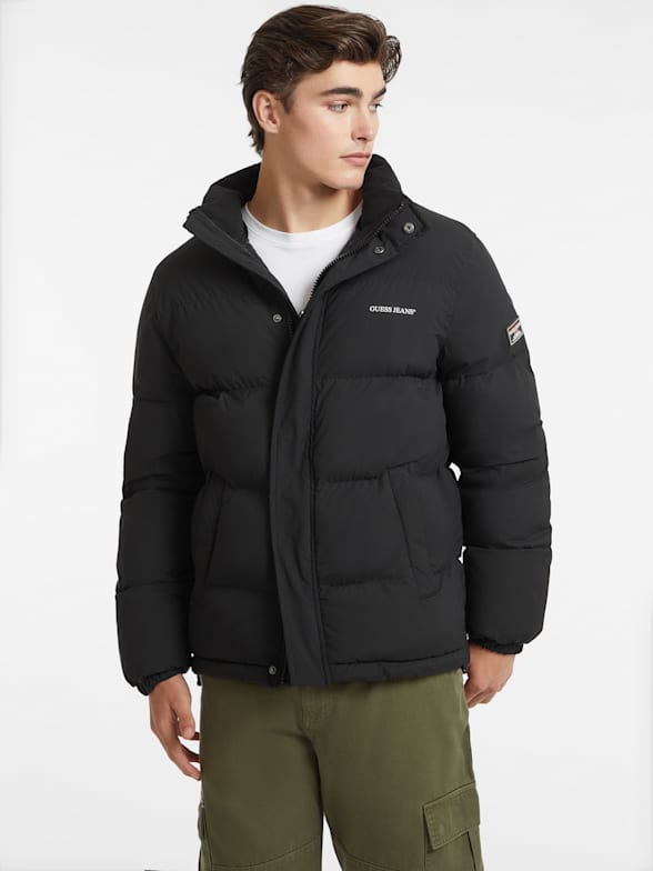 Guess winter coat mens hot sale