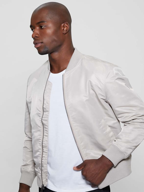 Guess reflective bomber jacket top