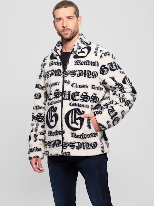 Guess leopard jacket online