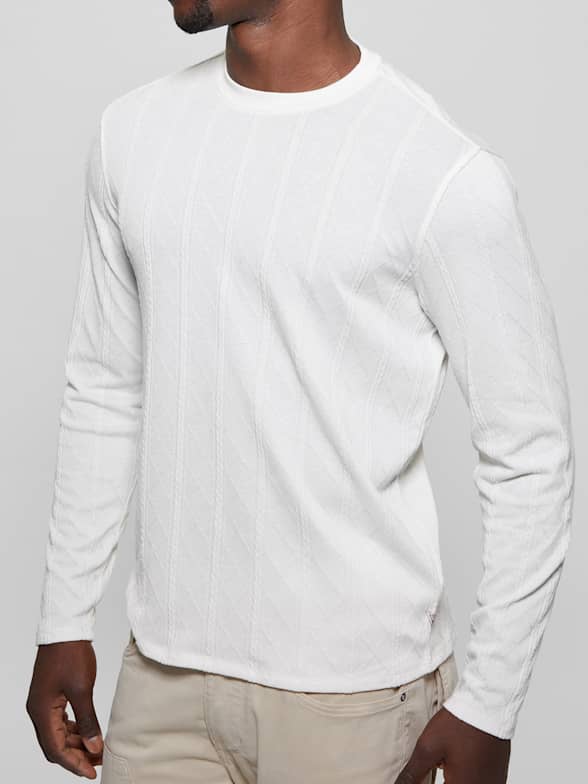 Guess kenmore striped long sleeve tee sale