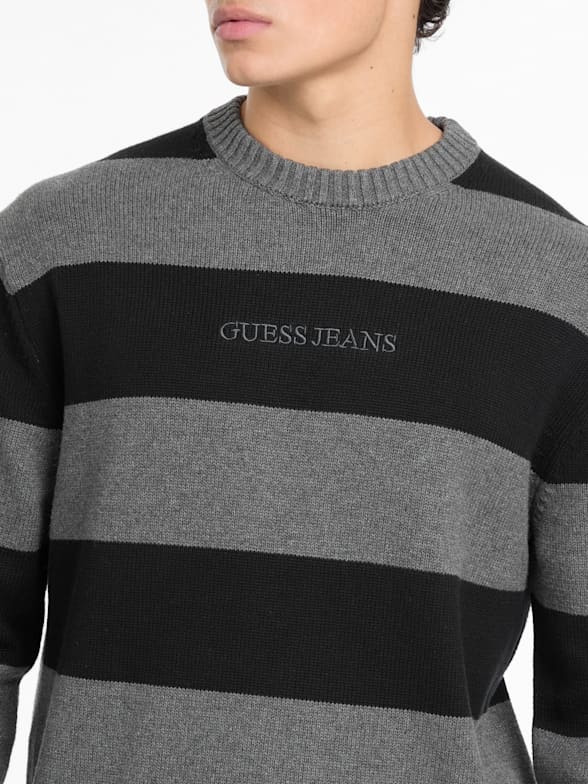 ゲス GUESS GUESS Originals Boat Neck Distressed Sweatshirt （FJ2J） ゲス GUESS GUESS Originals Boat Neck Distressed Sweatshirt