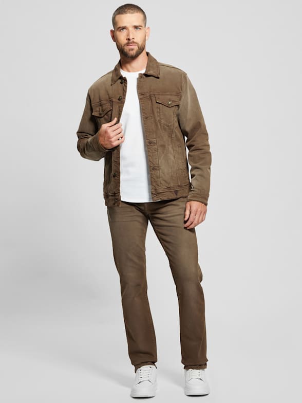 Guess jean jacket and pants best sale