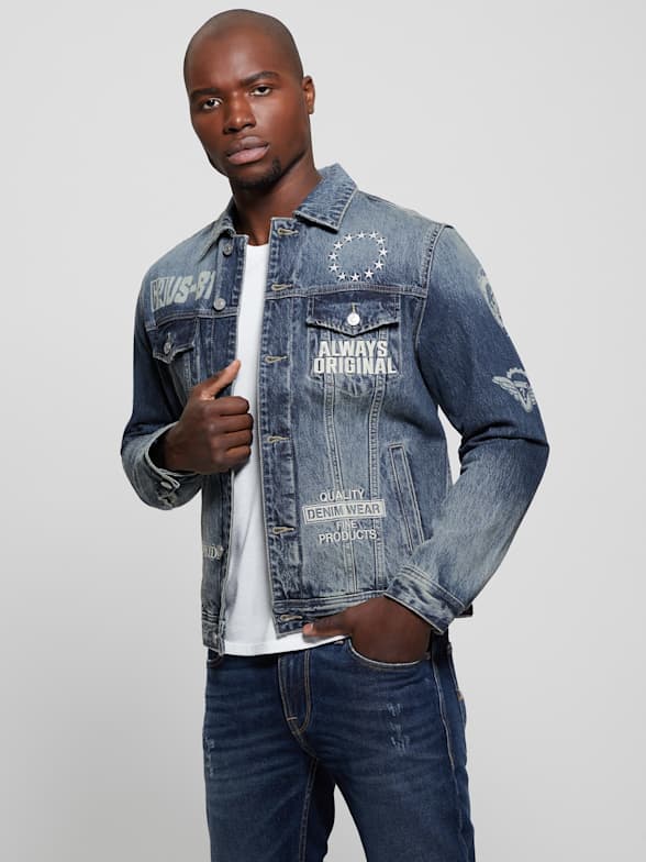 Men s Denim Jackets Tons of Styles GUESS