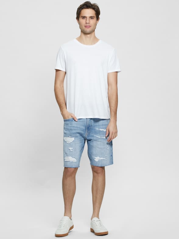 Guess men's denim shorts 2025