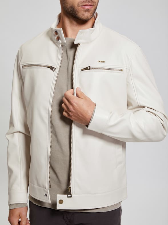 Removable bib suede jacket, Le 31, Shop Men's Leather & Suede Jackets  Online