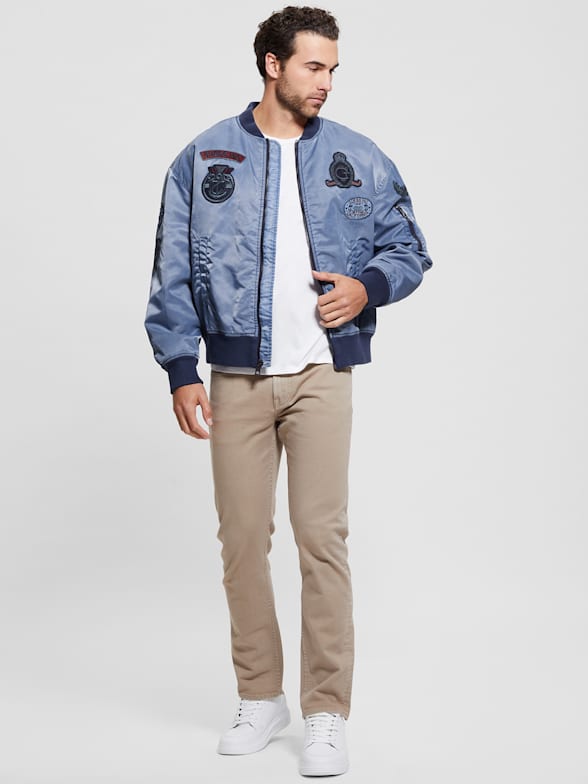 GUESS® Casaco bomber stretch Tech Homem