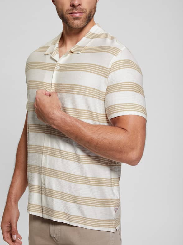 Guess deals striped shirt