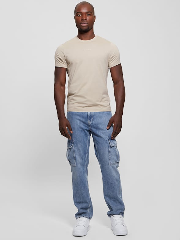 Guess jeans men's t shirt new arrivals