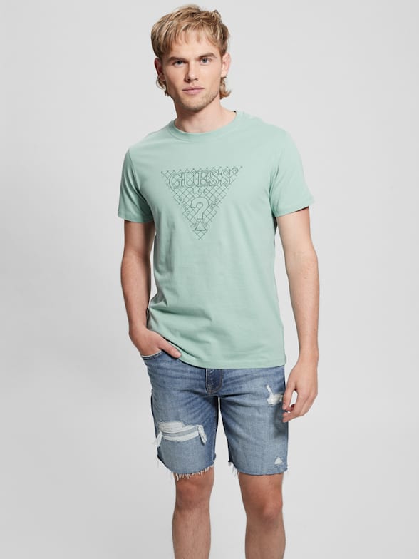 Men s Graphic Tanks T Shirts GUESS