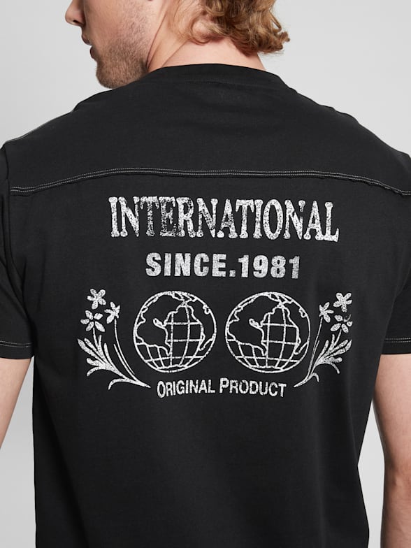 T shirt guess sale shop