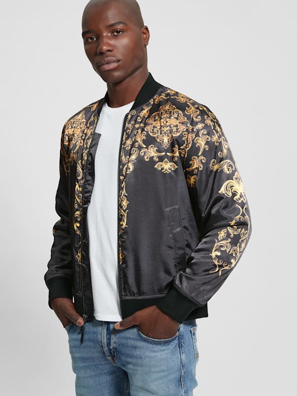 GUESS® Casaco bomber stretch Tech Homem