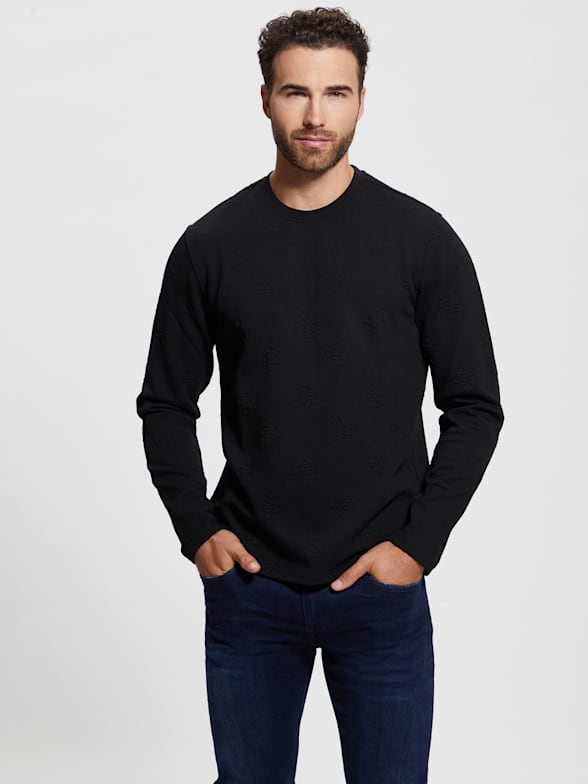 Guess sweatshirt black shop