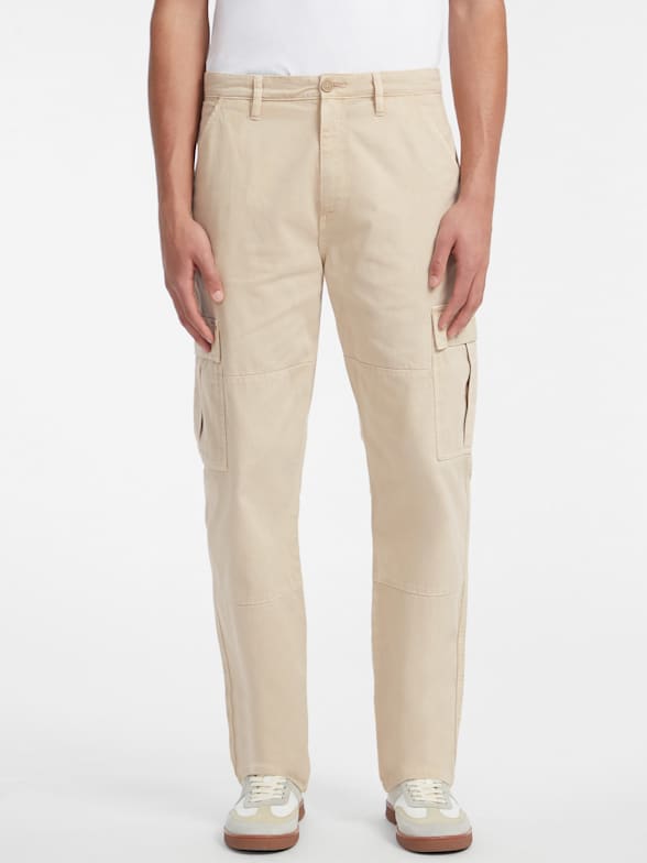 Men s Pants Track Pants Joggers Cargo Utility Pants GUESS
