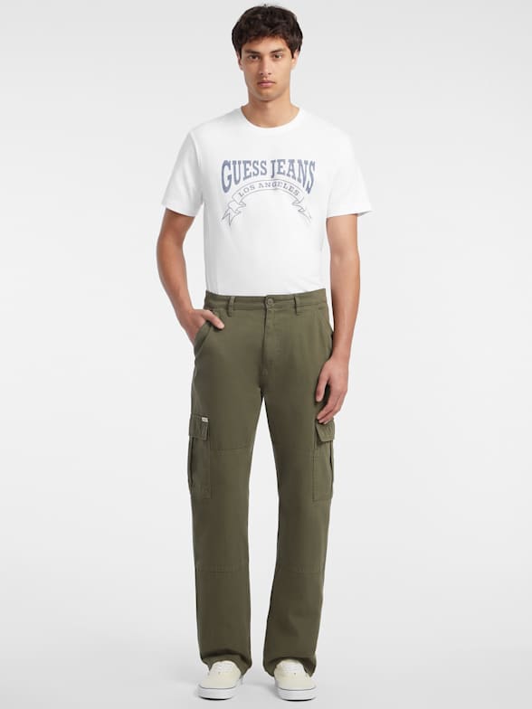 Men s Pants Track Pants Joggers Cargo Utility Pants GUESS
