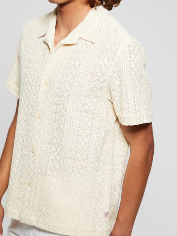 Guess button up shirts clearance