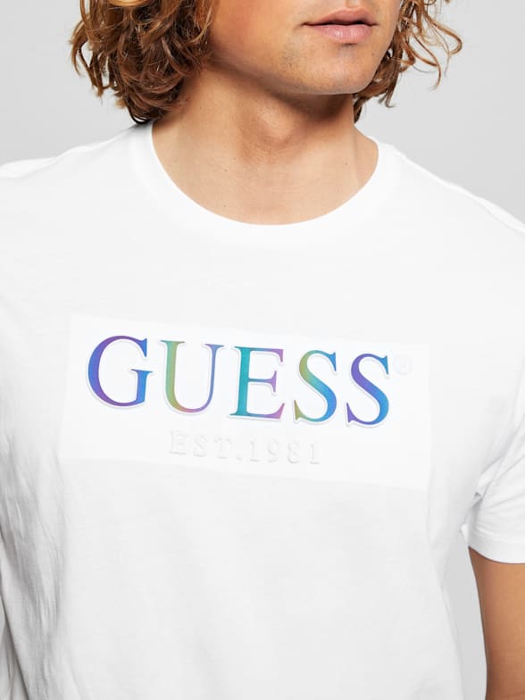 Men s Logo Tanks T Shirts GUESS
