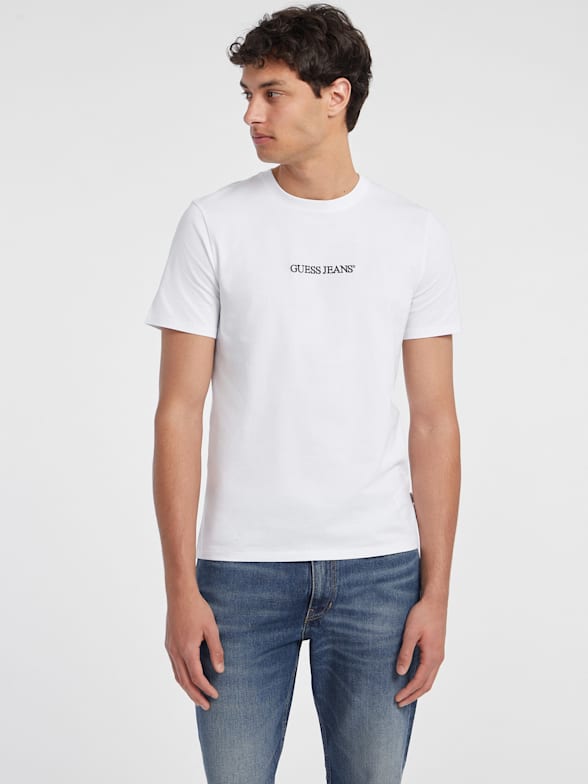 Guess small logo tee outlet