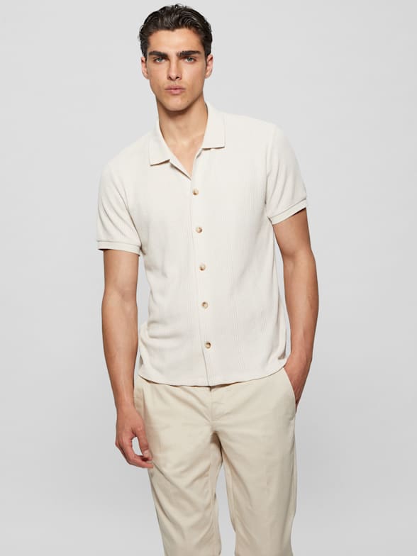 Mens guess shirts sale deals