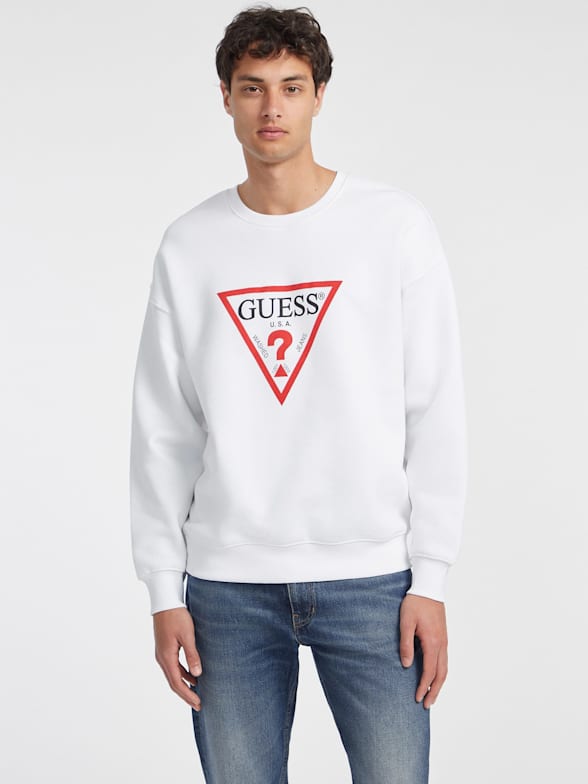 Guess crewneck mens best sale
