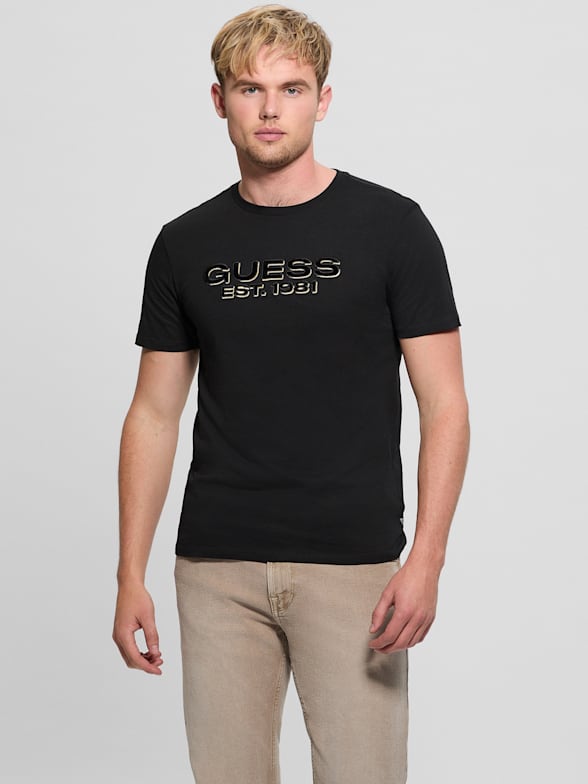 Guess men's t shirt size chart cheap