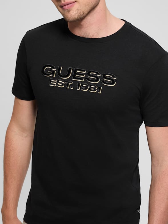 Guess logo shirt store