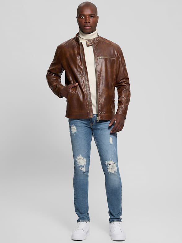 Men's Leather Jackets | GUESS