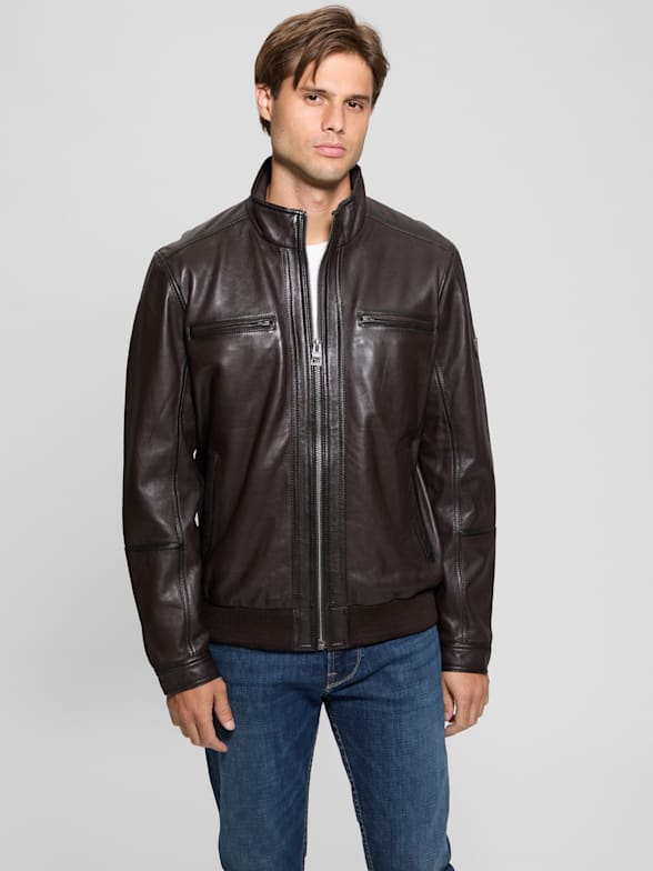 Men's Leather Jackets | GUESS