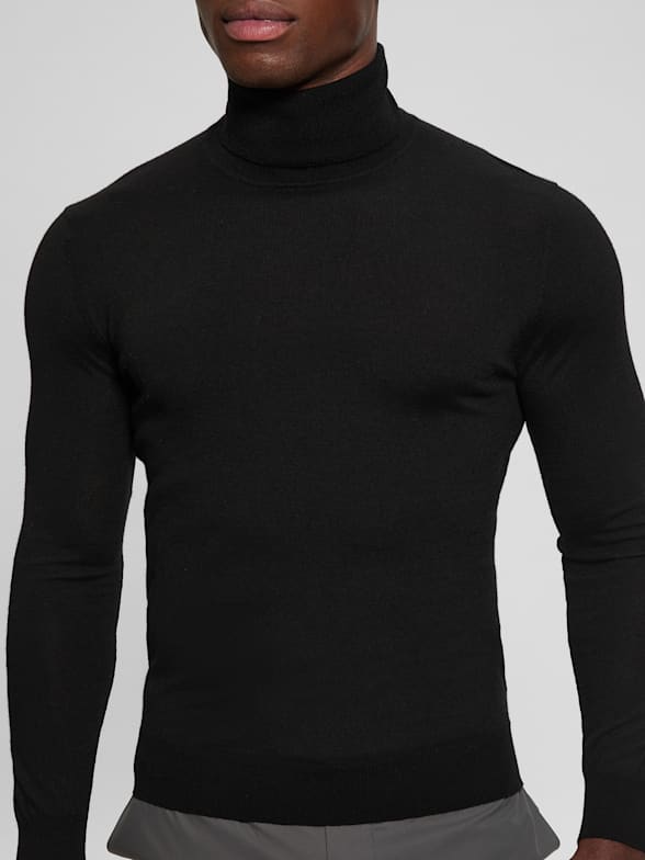 【GUESS】Neck Color Slim Fit Sweater ON1S5730 Gael Turtle-Neck Sweater | GUESS Factory