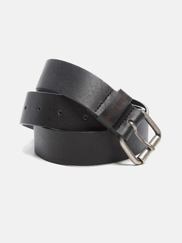 【GUESS USA】24fw STAR BELT Wide Leather Belt | GUESS
