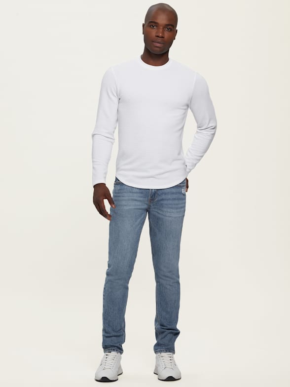 Guess men's sale long sleeve shirts