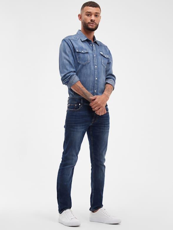 Guess mens cheap skinny jeans