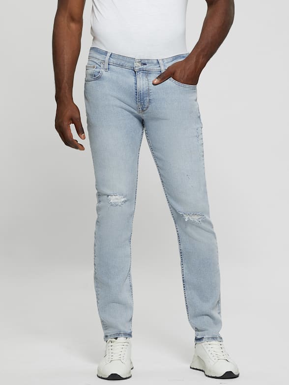 Guess ripped cheap jeans mens