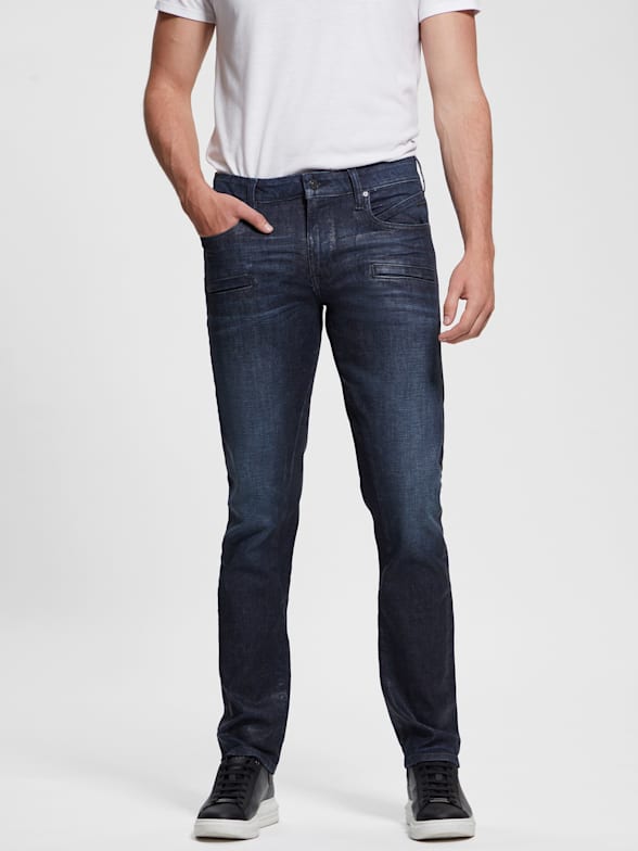 Slim tapered guess jeans store