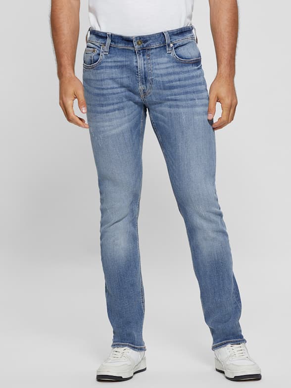 Guess Men Miami Super Skinny Jeans – Blue Wash – BK's Brand Name