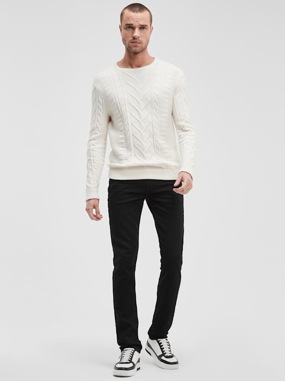 Guess slim tapered jeans sale