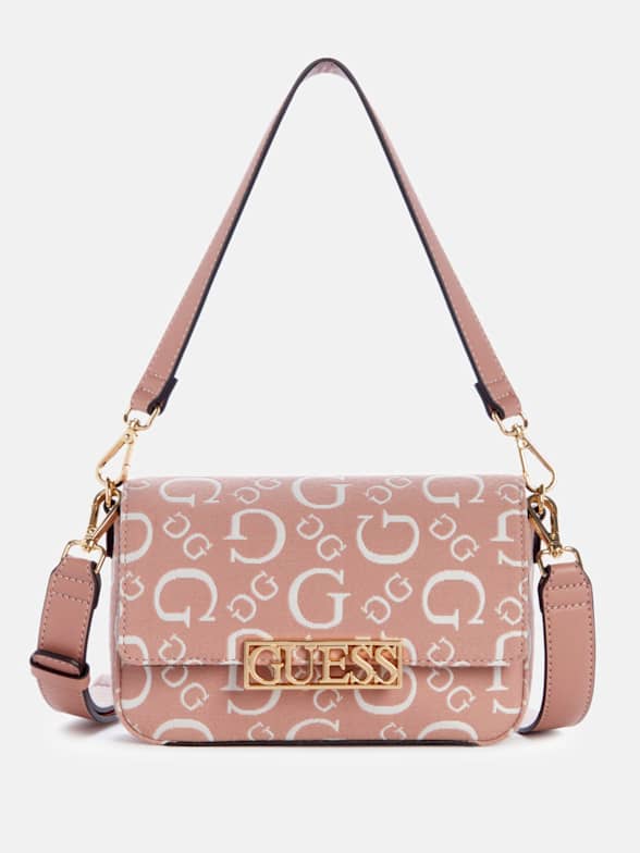 Guess sling bag pink hot sale