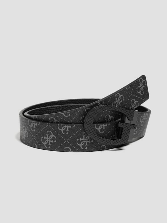 Guess 35mm Reversible Logo Buckle Belt in Black for Men