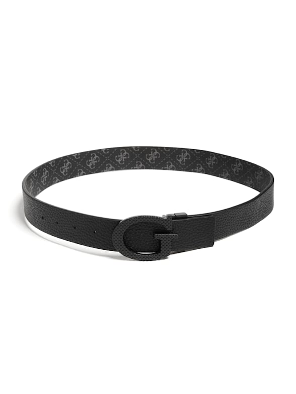 Guess Liam Reversible Belt - Black and Brown - 32