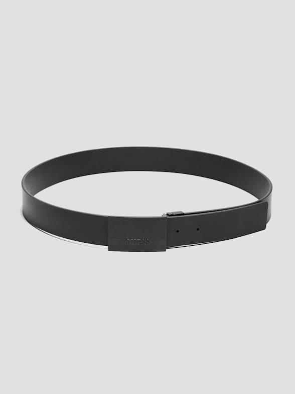 Black buckle belt online