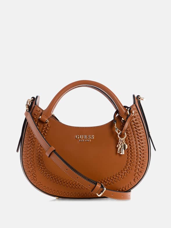 ショルダーバッグ・ポシェット Guess AVIS Saffiano Triangle Logo Satchel Bag HO1A3A08 Guess AVIS Saffiano Triangle Logo Satchel Bag HO1A3A08