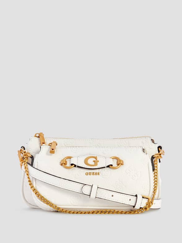 Guess Sac à main Danna Saddle Bag HWZA84 20190 Blanc