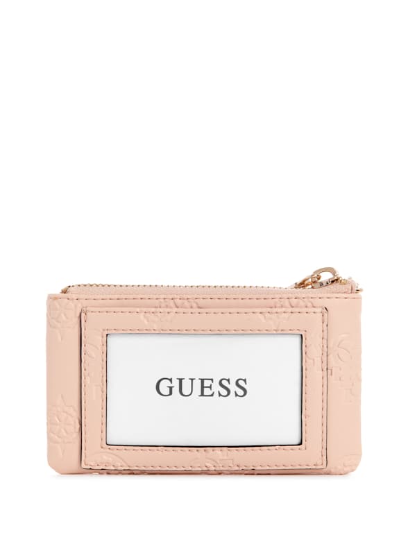 Pink guess wallet