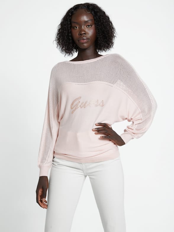 Pink 2025 guess jumper