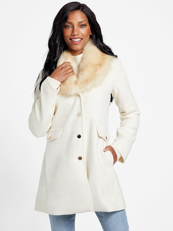 Guess, Jackets & Coats, Guess Fluffy Angel Jacket