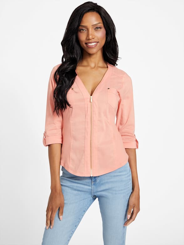 Women s Shirts Blouses GUESS Factory