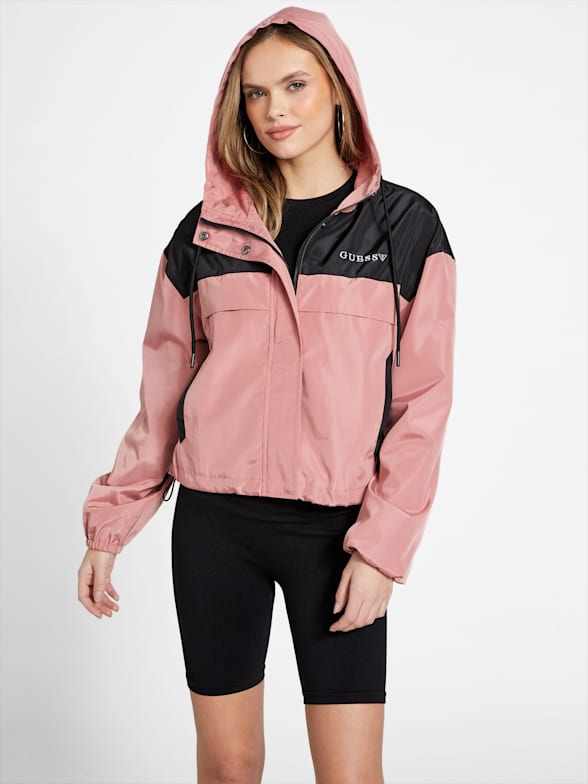 Color Block Athleisure Jacket - Women's Outerwear