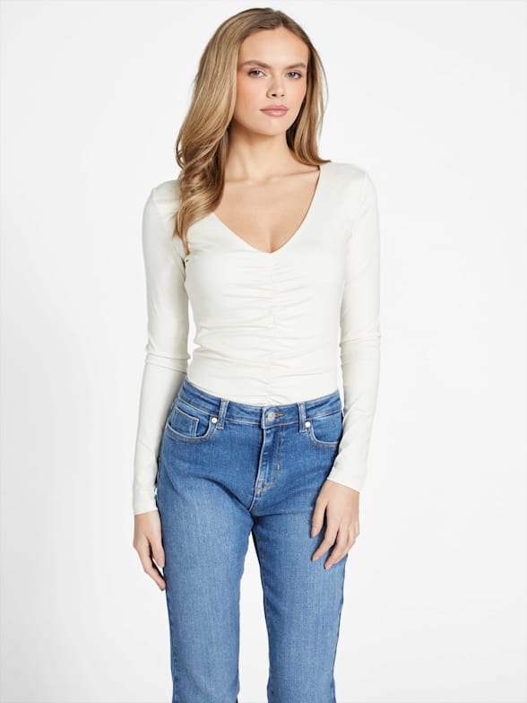 Guess white bodysuit cheap