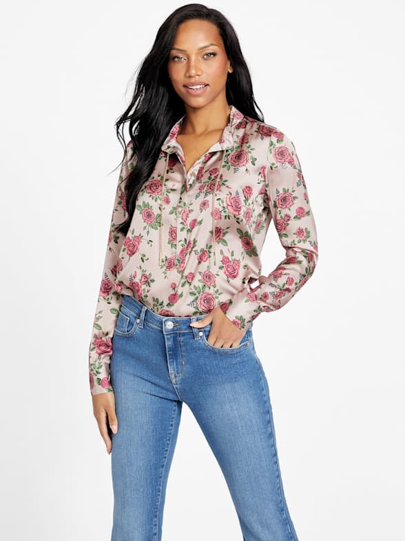 Women s Shirts Blouses GUESS Factory