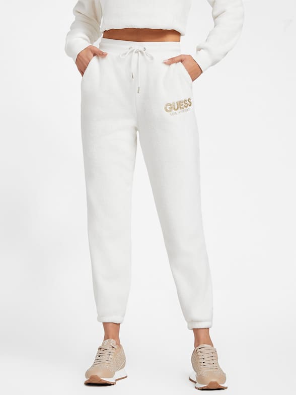 Guess, Pants & Jumpsuits, Nwt Guess Serena Cableknit Sweater Leggings  Size Xl Cream White